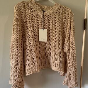 NWT Spell Saskia Knit Jumper- Honey